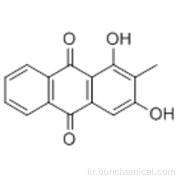 9,10- 안트라 네 디온, 1,3- 디 하이드 록시 -2- 메틸 CAS 117-02-2